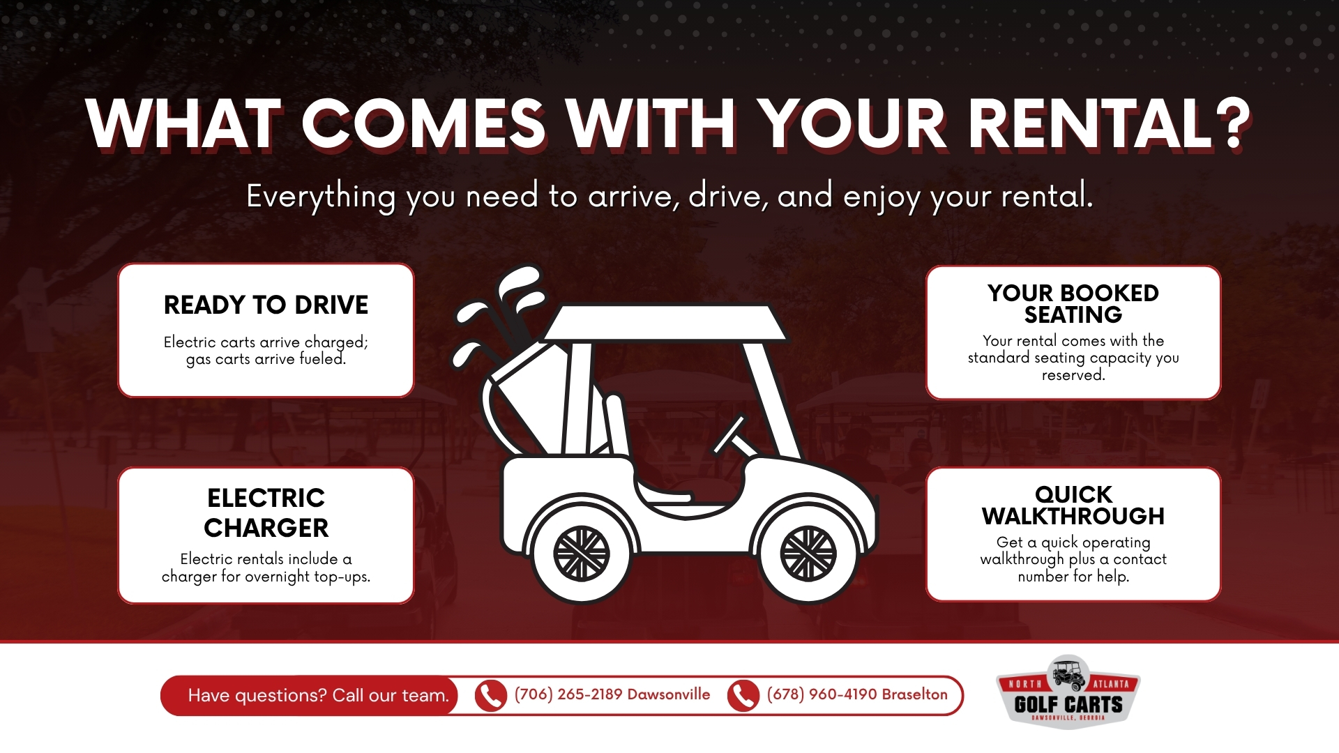Rental Golf Cart 